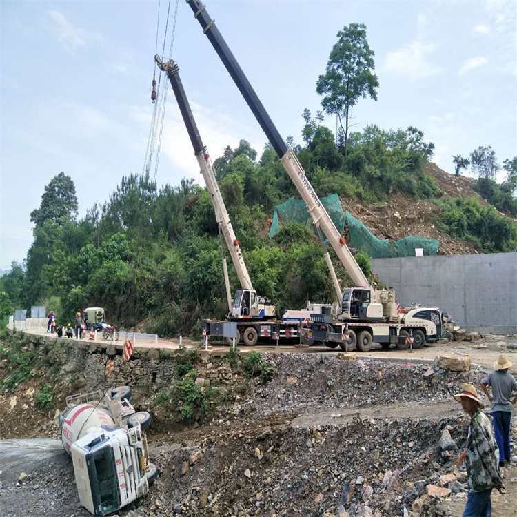 郴州郴州24小时应急道路救援吊装吊装现场实拍